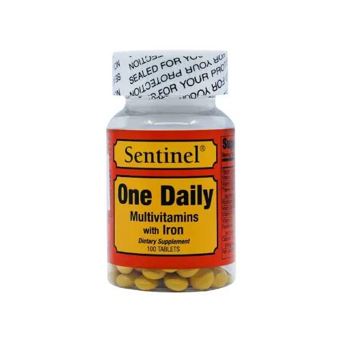 Sentinel One Daily Multi Vitamin With Iron Tab 100S