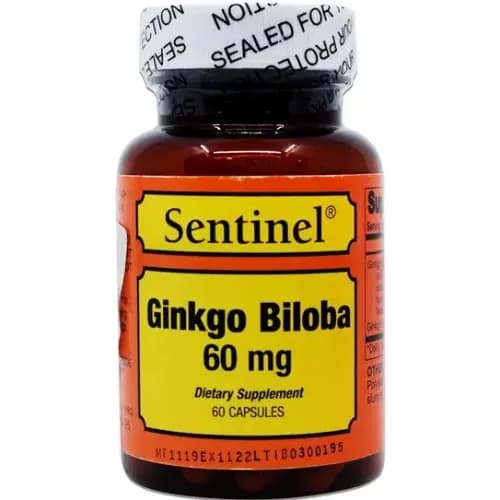 Sentinel Ginkgo Biloba 60Mg Tab 60S