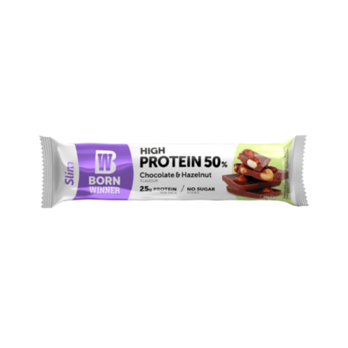 Born Winner Slim Protein Bar (Chocolate Hazelnut) - 50Gm