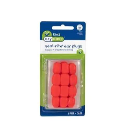 Ezy Dose Kids Silicone Ear Plugs 6 Pair - C265