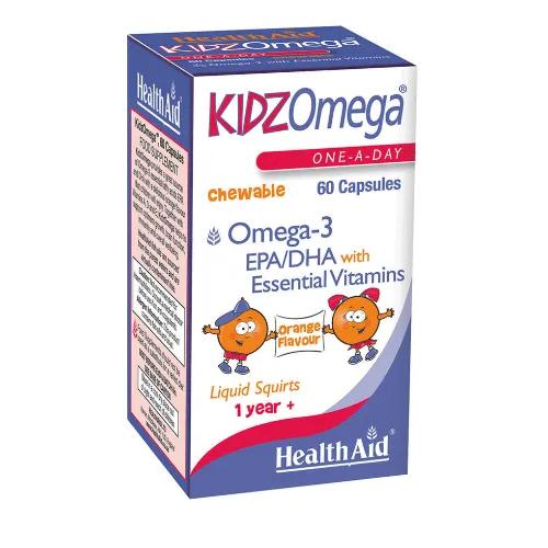 Health Aid Kidz Omega Chewable 60 Capsules 