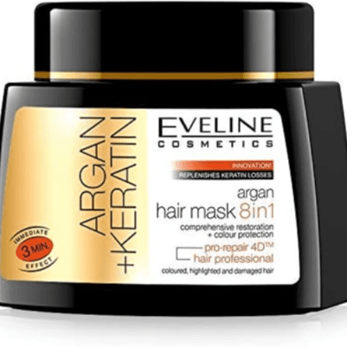 Eveline Argan+Keratin Hair Mask 8 In 1 300 Ml