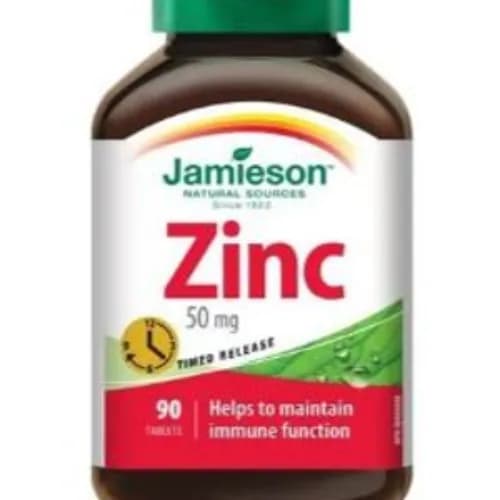 Jamieson Zinc 50Mg Tab 90S