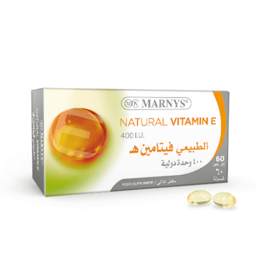 Marnys Natural Vitamin E 400Iu 60S