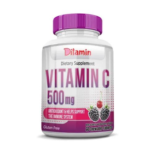 Ditamin Vitamin C 500Mg Chewable Tab 60S