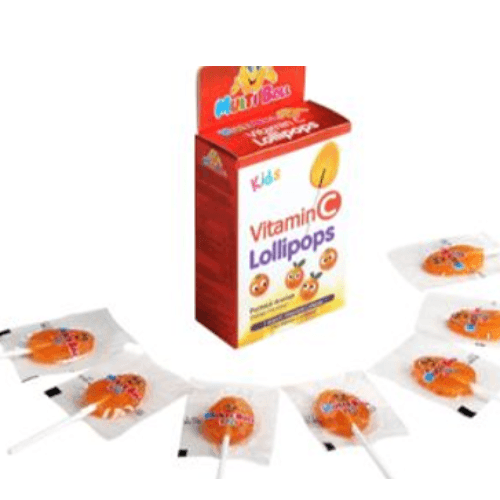 Multiball Kids Vitamin C Lollipops 7S 