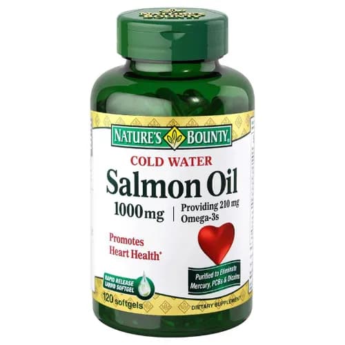 Nature'S Bounty Salmon Oil 1000Mg Softgel 120S