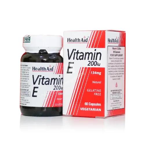 Health Aid Vitamin E 200Mg Caps 60S 