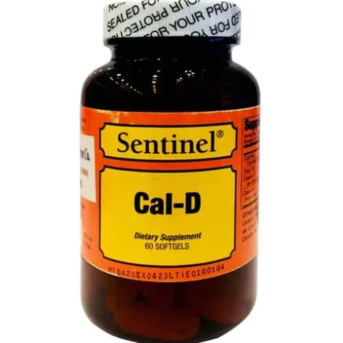 Sentinel Calcium D 1200 Mg 1000 Iu Softgels 60S