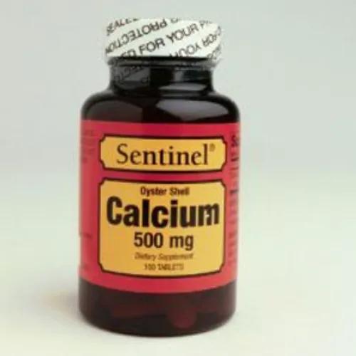 Sentinel Calcium Oyster Shell 500 Mg Tab 100S