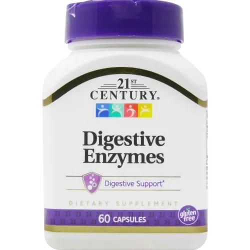 21St Century Digestive Enzymes Capsules 60 Pieces