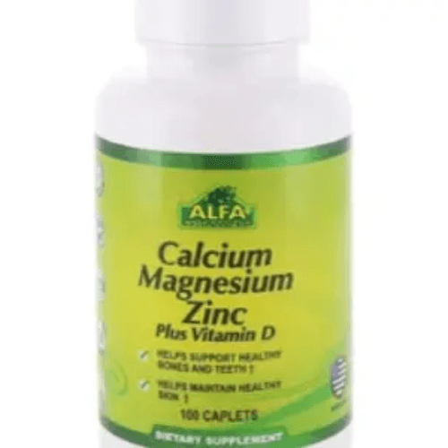 Alfa Ca Mg Zn Plus Vit D 100 Pieces