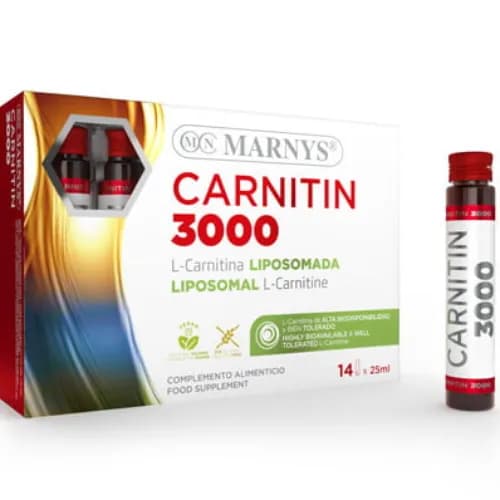 Marnys Carnitine 3000 14 Vials X25Ml 