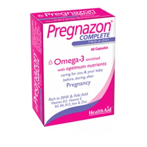 Health Aid Pregnazon Complete 60 Capsules 