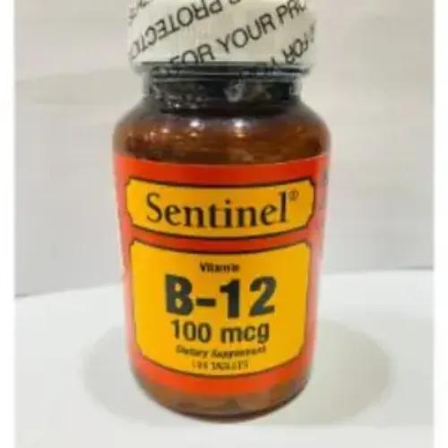 Sentinel Vitamin B12 100Mcg Tab 100S