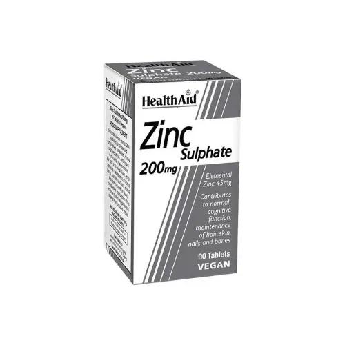 Health Aid Zinc Sulphate 200Mg Tab 90S 