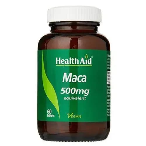 Health Aid Maca 500Mg 60 Tablets 