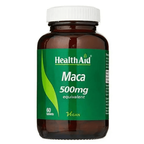 Health Aid Maca 500Mg 60 Tablets 