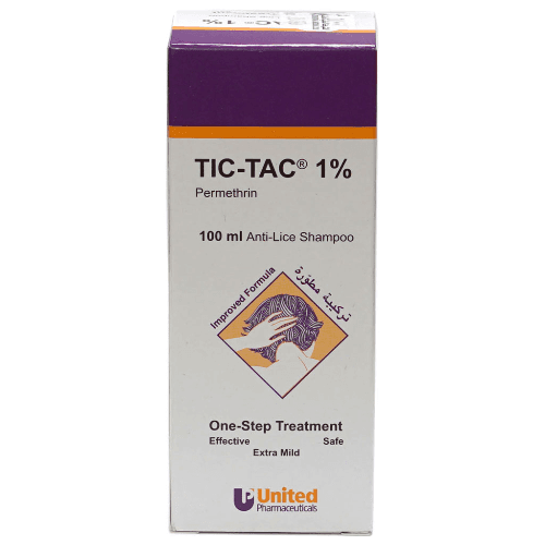 Tic Tac 1% Anti Lice Shampoo 100Ml