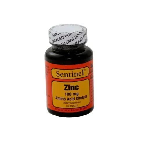 Sentinel Zinc 100Mg Tab 100S