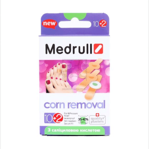 Medrull Corn Removal Plaster 12'S