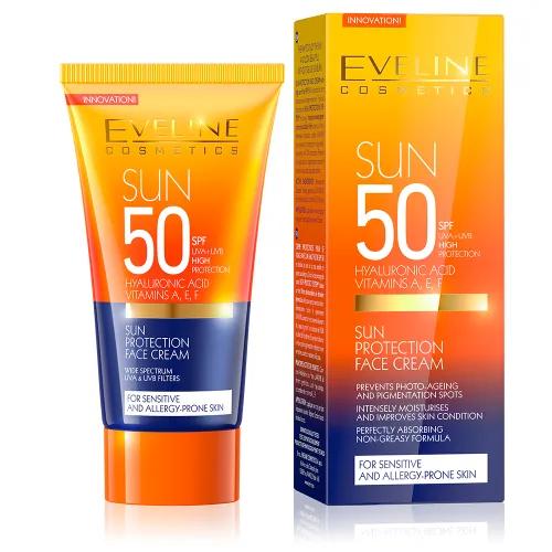 Eveline Sun SPF 50+ Protect Face Cream 50ml