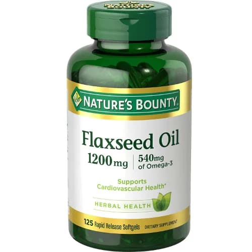 Nature'S Bounty Flaxseed Oil1200Mg Softgels 125S