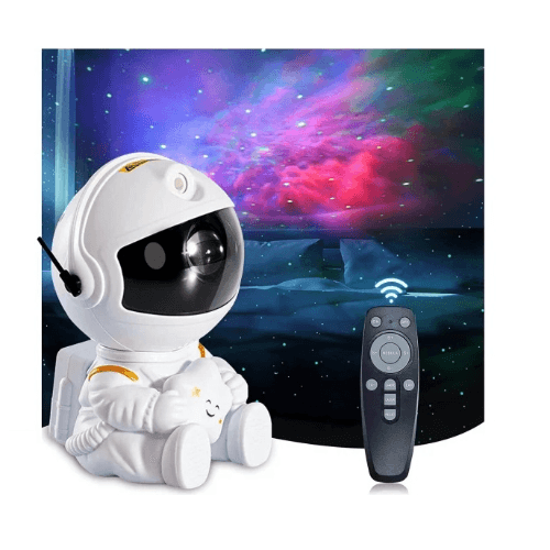 Laser Stars And Nebula Projector / Standing Mini Astronaut