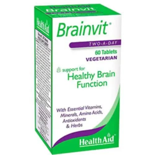 Health Aid Brainvit 60 Tablets 