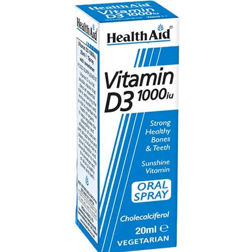 Health Aid Vitamin D3 1000Iu Oral Spray 20 Ml 