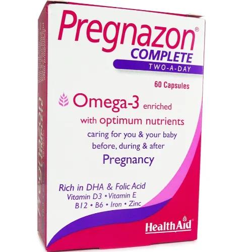 Health Aid Pregnazon Complete 60 Capsules 