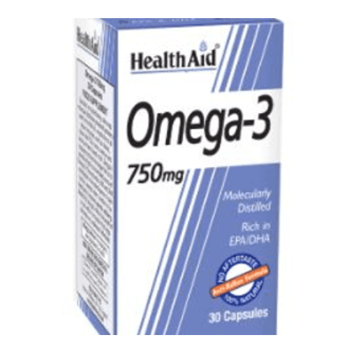 Health Aid Omega 3 750 Mg 30 Cap 