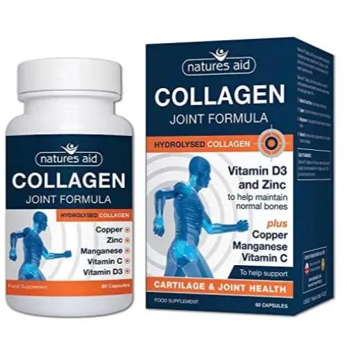 Natures Aid Collagen Joint Formula Caps 60S