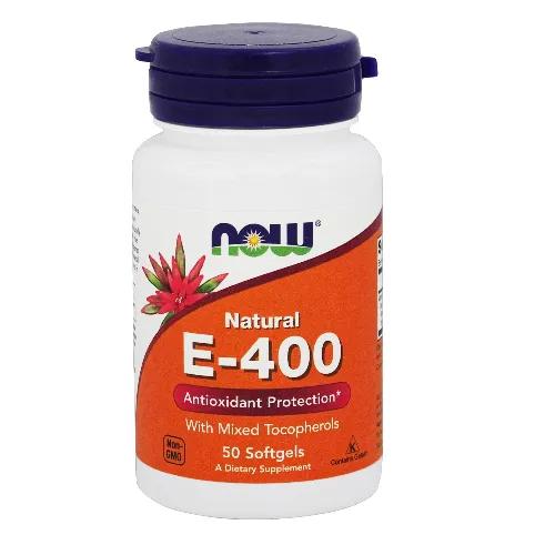 Now Vitamin E-400Iu, Softgels 50S