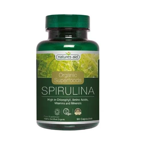 Natures Aid Spirulina Capsule 90S