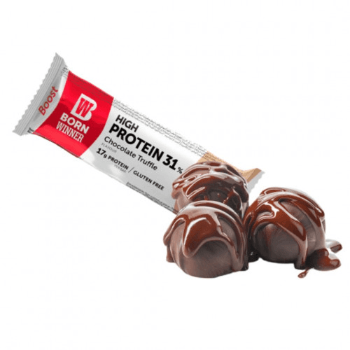 Born Winner Boost Protein Bar (Chocolate Truffle) - 50Gm (Buy 2 Get 1 Free)