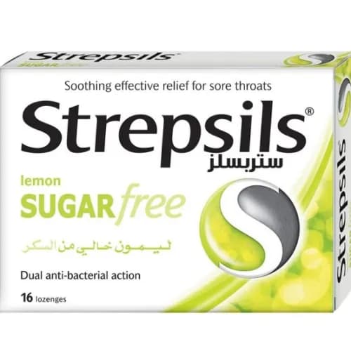 Strepsils Sugar Free Lemon 16 Pieces