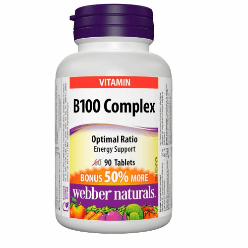 Webbers Naturals B100 Complex Tablets 90 Pieces