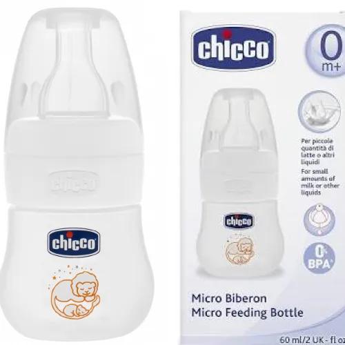 Chicco Micro Feeding Bottle 0 Month Plus - 60 Ml