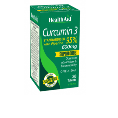 Health Aid Curcumin 3 600Mg 30 Tablets 