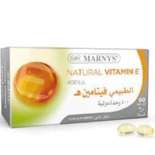 Marnys Natural Vitamin E 400Iu 60S 