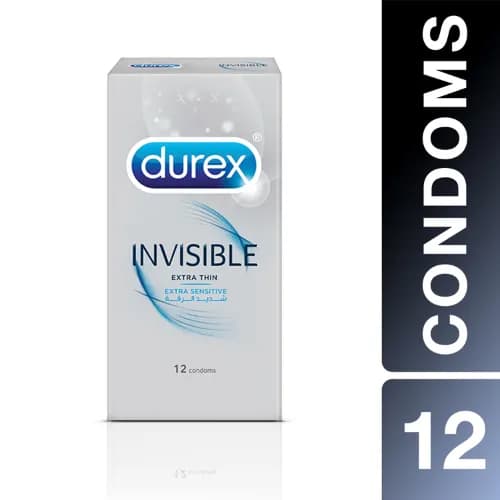 Durex Invisible Condoms 12's