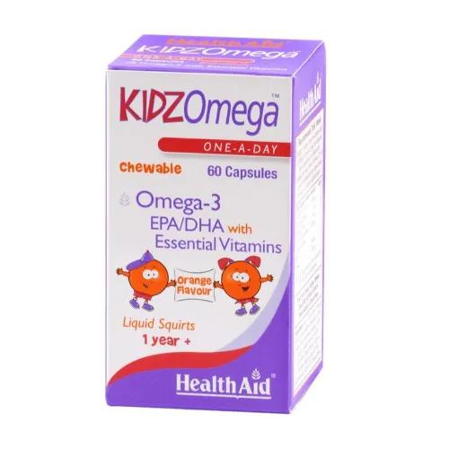 Health Aid Kidz Omega Chewable 60 Capsules 