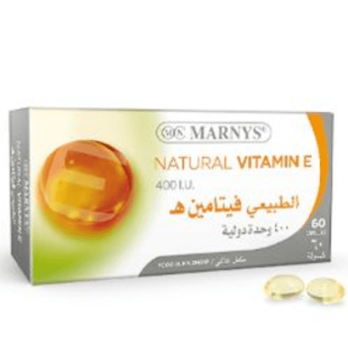 Marnys Natural Vitamin E 400Iu 60S