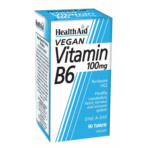 Health Aid Vitamin B6 100Mg 90 Tablets 