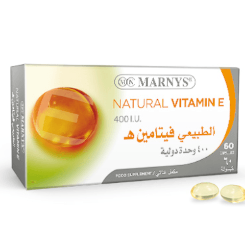 Marnys Natural Vitamin E 400Iu 60S 