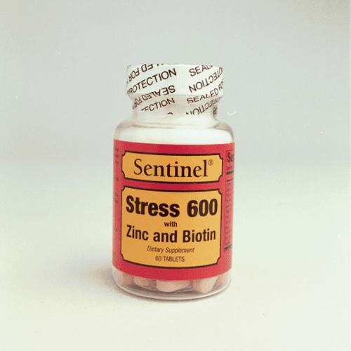 Sentinel Stress 600 With Zinc And Biotin Tab 60S