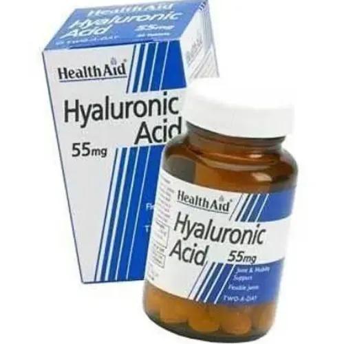 Health Aid Hyaluronic Acid 55Mg 30 Tablets 