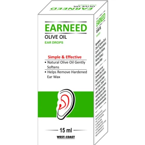 Earneed Olive Oil Ear Drops 15Ml