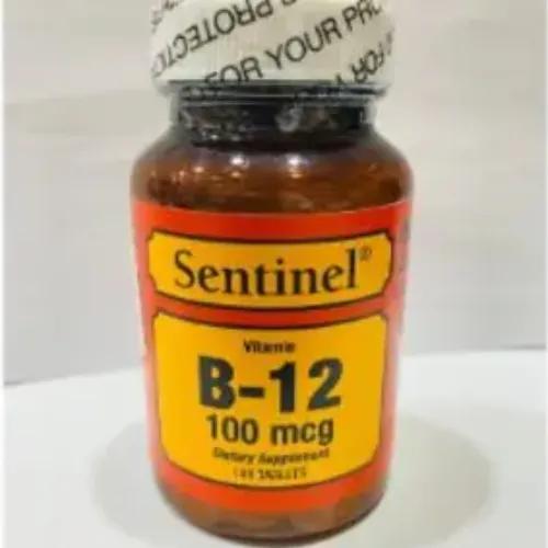 Sentinel Vitamin B12 100Mcg Tab 100S